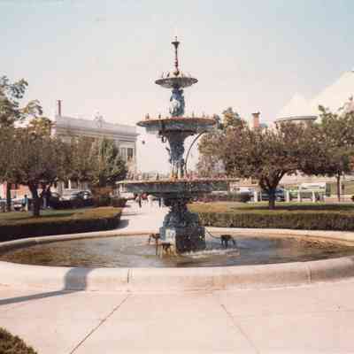 Taunton - Taunton Green - Common Fountain - September 1985