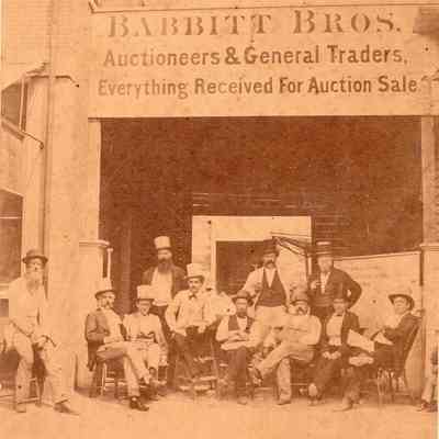 Taunton - Main Street - North Side - George H. Babbitt Jr. and Franks - C. 1869-1874 - 28 Main Street