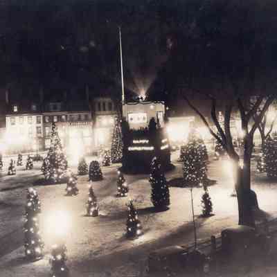 Taunton - Taunton Green - Christmas Display - 1938
