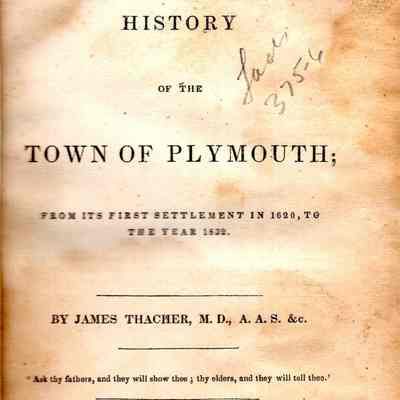 History of the Town of Plymouth: from its first settlement in 1620, to the year 1832