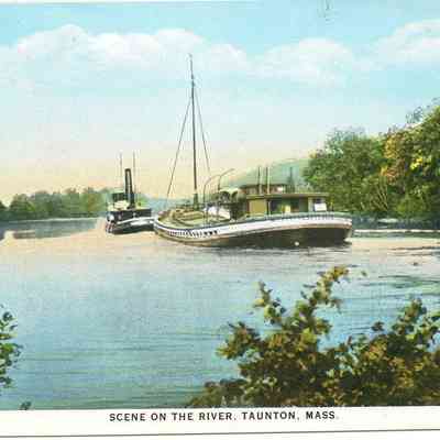 Scene on the River, Taunton, MA