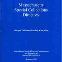 Massachusetts special collections directory