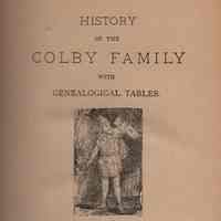 History of the Colby family with genealogical tables