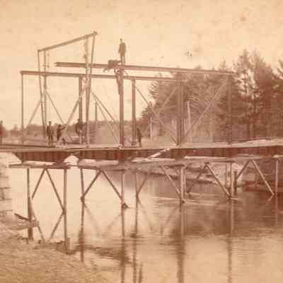 Taunton - Harris Street - Williams Bridge with trusses - 1888
