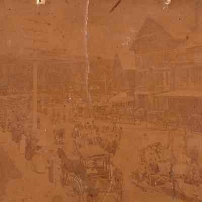Taunton - Main Street - Parade of Horribles - July 4 - 1887