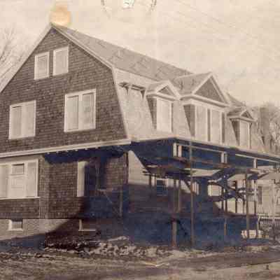 Taunton - Fruit Street - Construction of Herbert A. Warton House - 1909