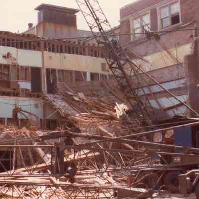 Taunton High School - The Demolition of Taunton High School - 1977 (3)