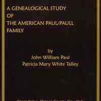 A genealogical study of the American Paul/Paull family