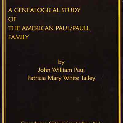 A Genealogical Study of the American Paul/Paull Family