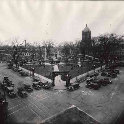 Taunton - Taunton Green - Christmas Display - 1931