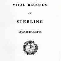 Vital records of Sterling, Massachusetts