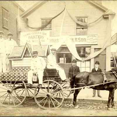 Taunton 250th Anniversary - 1889 - Parade Floats - Painters
