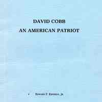 David Cobb: an American patriot