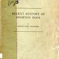 Recent history of Dighton Rock