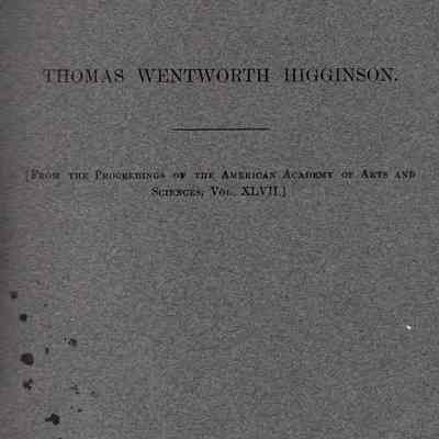 Thomas Wentworth Higginson