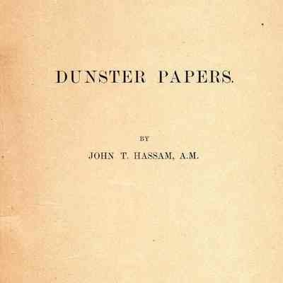 Dunster Papers