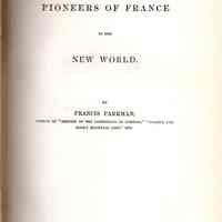 France and England in North America: A series of historical narratives