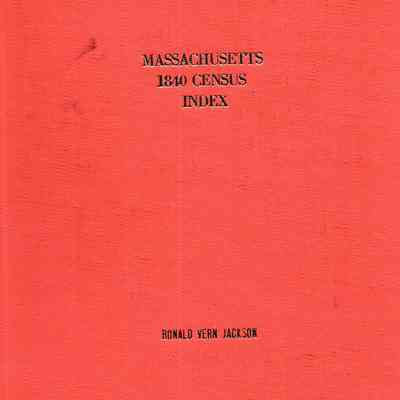 Massachusetts 1840 Census Index