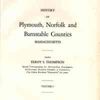 History of Plymouth, Norfolk and Barnstable Counties, Massachusetts