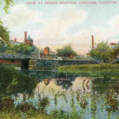 View at Insane Hospital, Taunton, MA