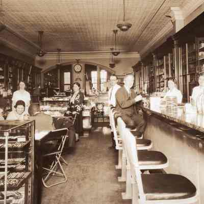 Taunton - Main Street - South Side - Barker Drug Store