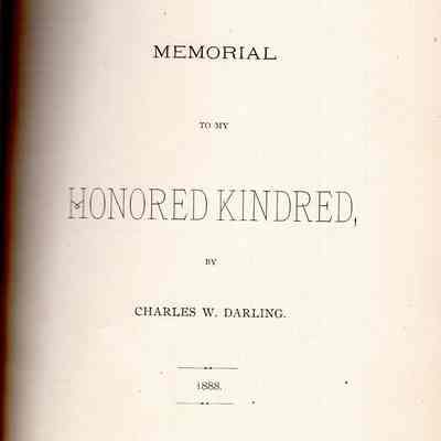 Memorial to my Honored Kindred