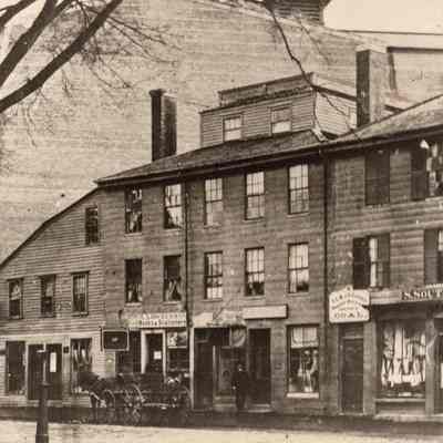 Taunton - Main Street - South Side - 1870