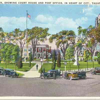 Taunton Green, Showing Court House and Post Office