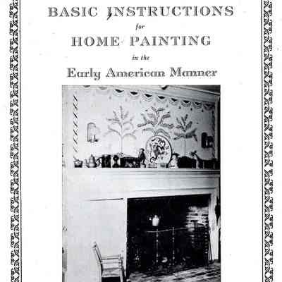 Basic Instruction for Home Painting in the Early American Manner