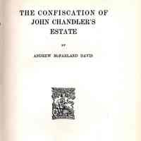 The Confiscation of John Chandler