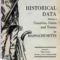 Historical Data Relating to Counties, Cities, and Towns in Massachusetts