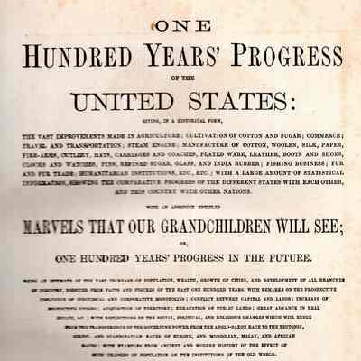 One hundred years' progress of the United States ...; With an appendix entitled Marvels that our grandchildren will see; or, One hundred years' progress in the future ... By eminent literary men ... Embellished with two hundred and eighty engravings ...