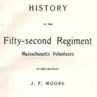 History of the Fifty-second regiment, Massachusetts volunteers