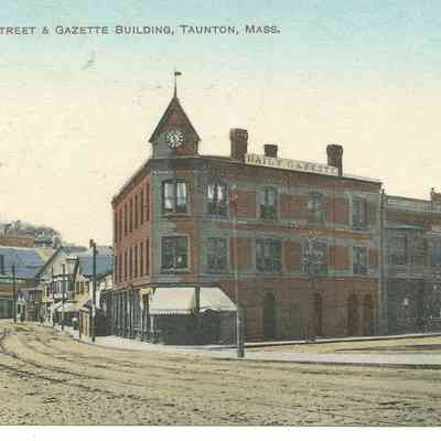 Cohannet Street and Gazette Building, Taunton, MA