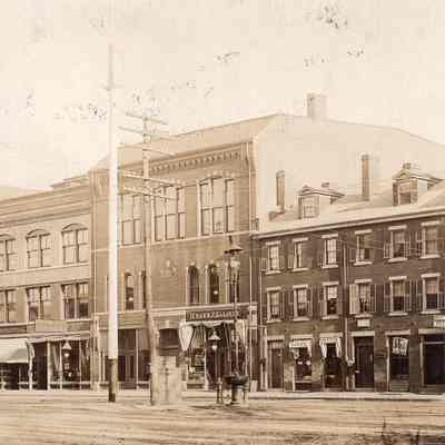 Taunton - Main Street - North Side - between Cedar and Union - 1893