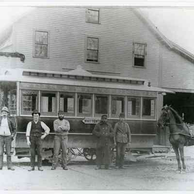Trolleys & Transportation - Horse Car - 1888