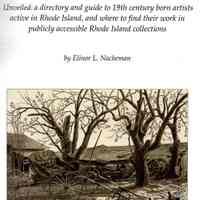 Unveiled: A directory and guide to 19th century born artists active in Rhode Island and where to find their work in publicly accessible Rhode Island collections.