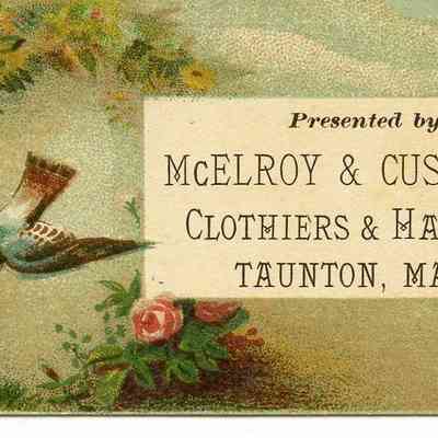 McElroy and Cushman Clothiers and Hatters