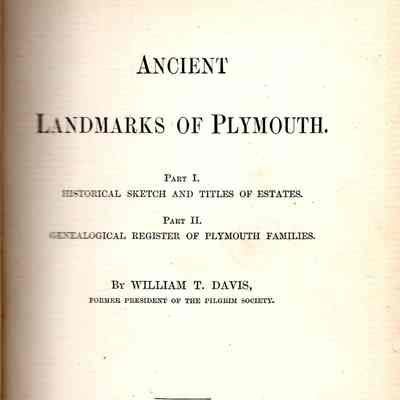Ancient Landmarks of Plymouth
