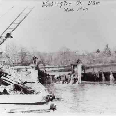 Taunton - High Street - Washington Street Dam - Nov.1969