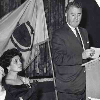 People - Parker - Sen. John F. Parker and Mrs. Mae Parker