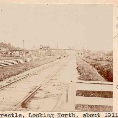 Railroads - Raynham, MA Trestle - 1911