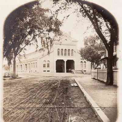 Railroads - Taunton Branch Railroad Station - 1873