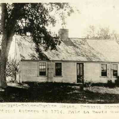 Taunton - Old Houses - Old Andrews-Burt House built 1714