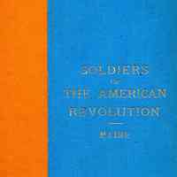 Names of Soldiers of the American revolution who applied for state bounty . . .