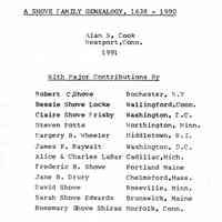 A Shove family genealogy, 1638-1990