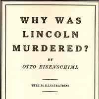 Why was Lincoln murdered?