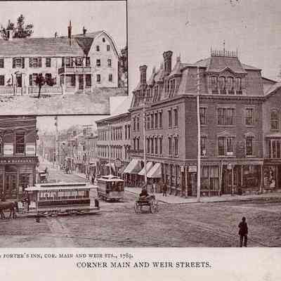 Taunton - Taunton Green - South Side - Corner Main and Weir Street - C.1871-1893