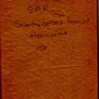 Seventy-second annual encampment: Department of Massachusetts: Grand Army of the Republic/ (Boston Committee on the 71st annual encampment, G.A.R.)