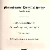 Proceedings of the Massachusetts Historical Society